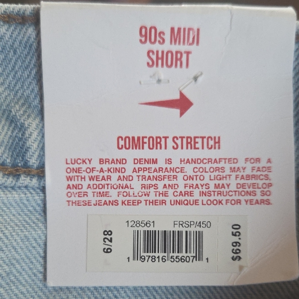Lucky Brand 90's Midi Short - Picture 4 of 9